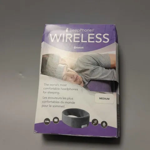 BOXED SLEEPPHONES WIRELESS HEADPHONES (LAVENDER) - SIZE MEDIUM