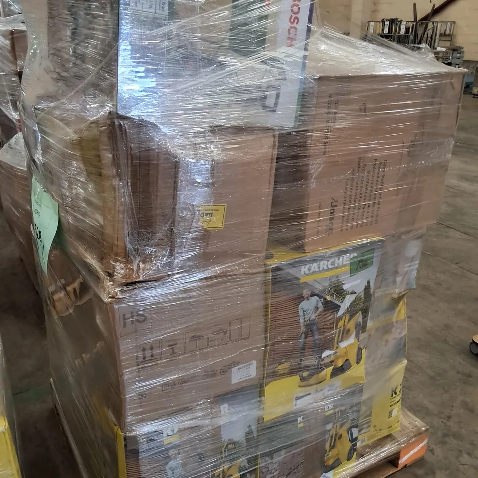 PALLET OF APPROXIMATELY 19 UNPROCESSED RAW RETURN HOUSEHOLD AND ELECTRICAL GOODS TO INCLUDE;