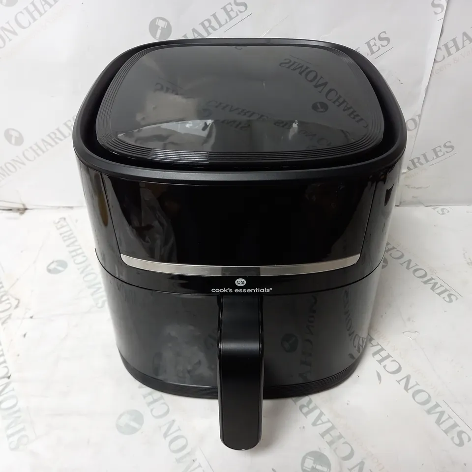COOK'S ESSENTIALS 4L AIR FRYER IN BLACK