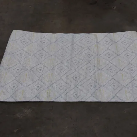 LAMAVOLA LINE RUG YELLOW/GREY // SIZE: 80 X 150cm