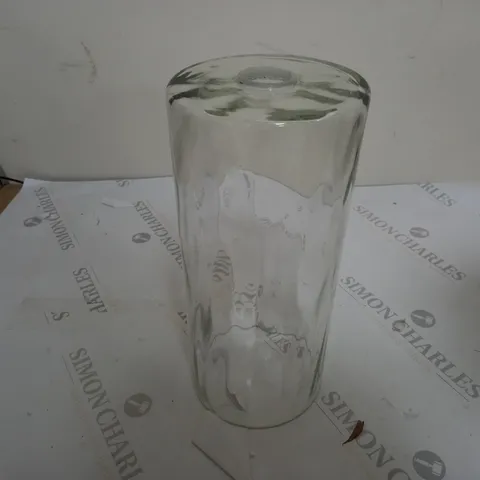 RING LIGHTING LARGE BUBBLE GLASS CLEAR CYLINDER (66041)