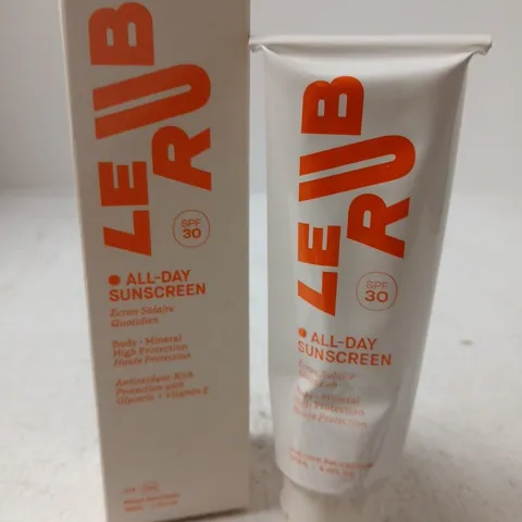 BOXED LE RUB ALL-DAY SUNSCREEN SPF30 125ML