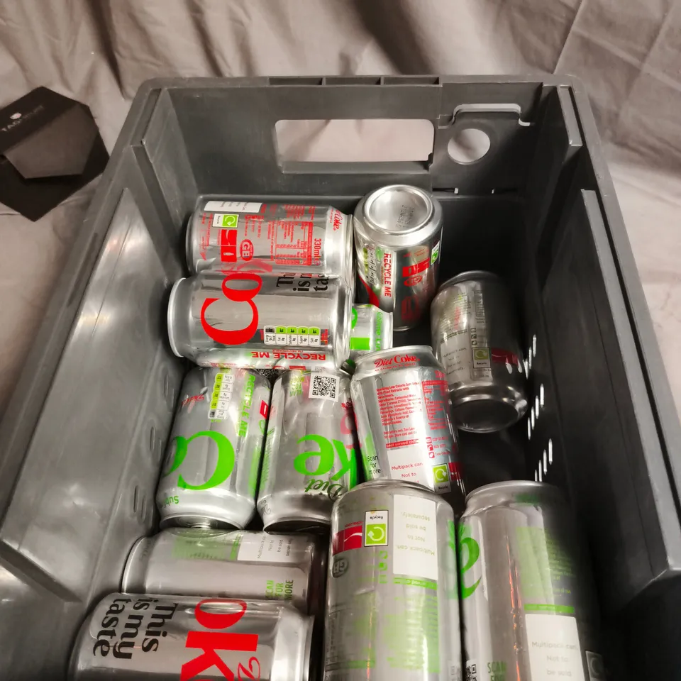 APPROXIMATELY 14 ASSORTED COKE CANS 