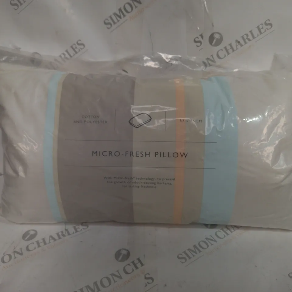 SEALED JOHN LEWIS MICRO FRESH PILLOW - 57CM X 35CM