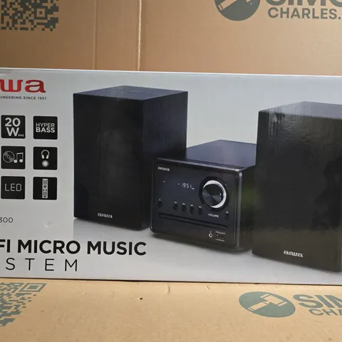 BOXED AIWA HI-FI MICRO MUSIC SYSTEM MSBTU-300