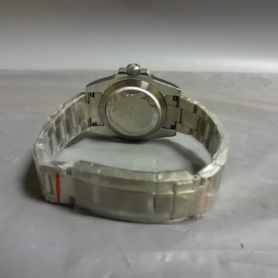 MENS WILLIAM JOURDAIN ULTRA DIVER – NH35 AUTOMATIC MOVEMENT - 200 METER WATER REISTANT – STAINLESS STEEL CASE & STRAP – SAPPHIRE CRYSTAL – GIFT BOX INCLUDED