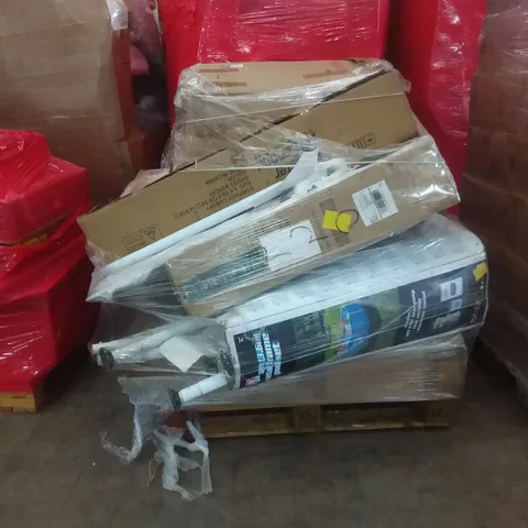 PALLET OF ASSORTED ITEMS INCLUDING MASTER CANOPY COMPACT CANOPY, MY SPLASH METAL FRAME POOL SET, HOMIDEC