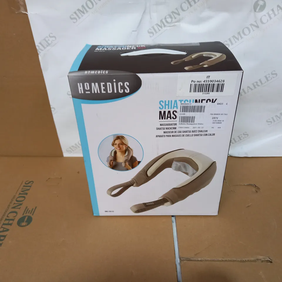 BOXED HOMEDICS SHIATSU NECK MASSAGER WITH HEAT