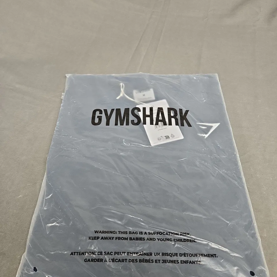 BAGGED GYMSHARK CREST T-SHIRT SIZE M