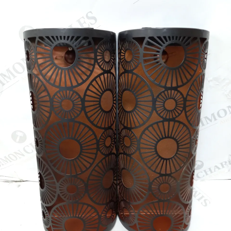 LUXFORM SET OF 2 SOLAR WALL LANTERNS