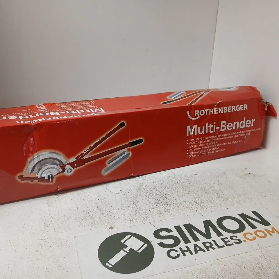 ROTHENBERGER MULTI-BENDER – HAND TOOL FOR COPPER TUBING (BOXED)