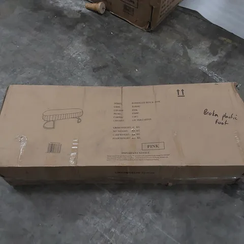 BOXED HARROGATE BENCH - PINK (1 BOX)