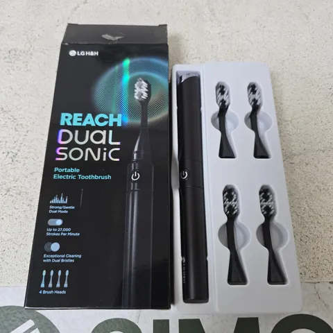 BOXED LG H&H REACH DUAL SONIC ELECTRIC TOOTHBRUSH