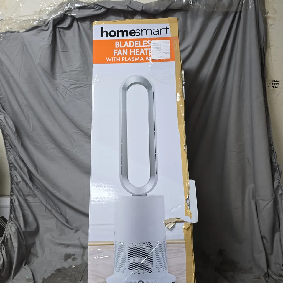 HOMESMART BLADELESS FAN HEATER WITH PLASMA AND HEPA BOXED