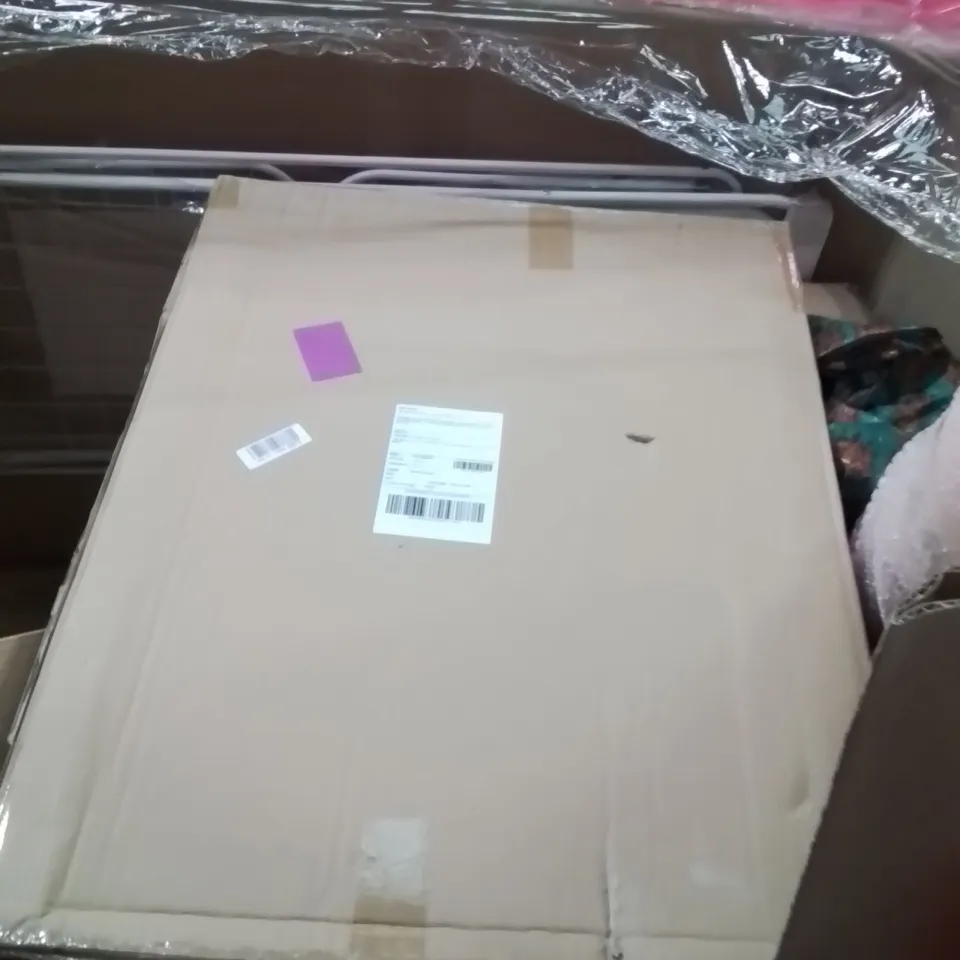 PALLET OF ASSORTED HOUSEHOLD GOODS AND PRODUCTS TO INCLUDE;PURE COOL FAN,LUXURY HOTEL COLLECTION DUVET,SILENTNIGHT PILLOWS
