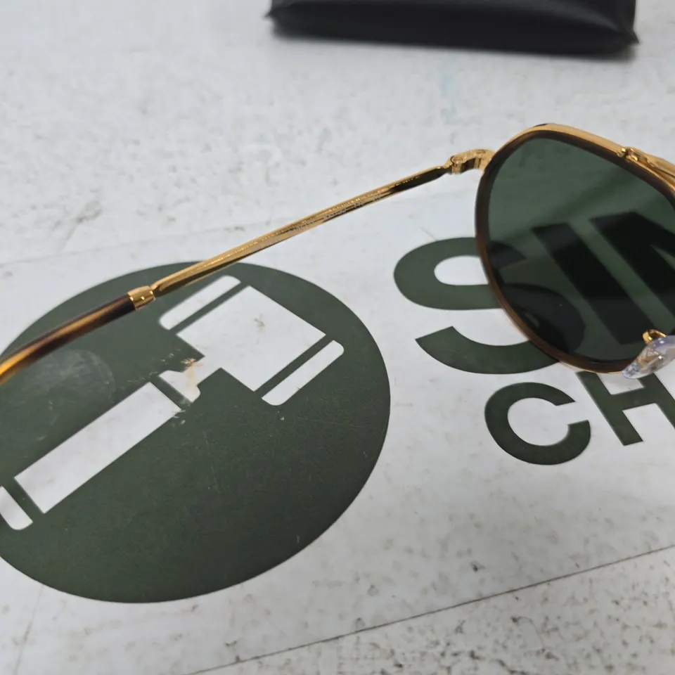 RAY-BAN ORB 3765 ROUND METAL SUNGLASSES – LEGEND GOLD / 
