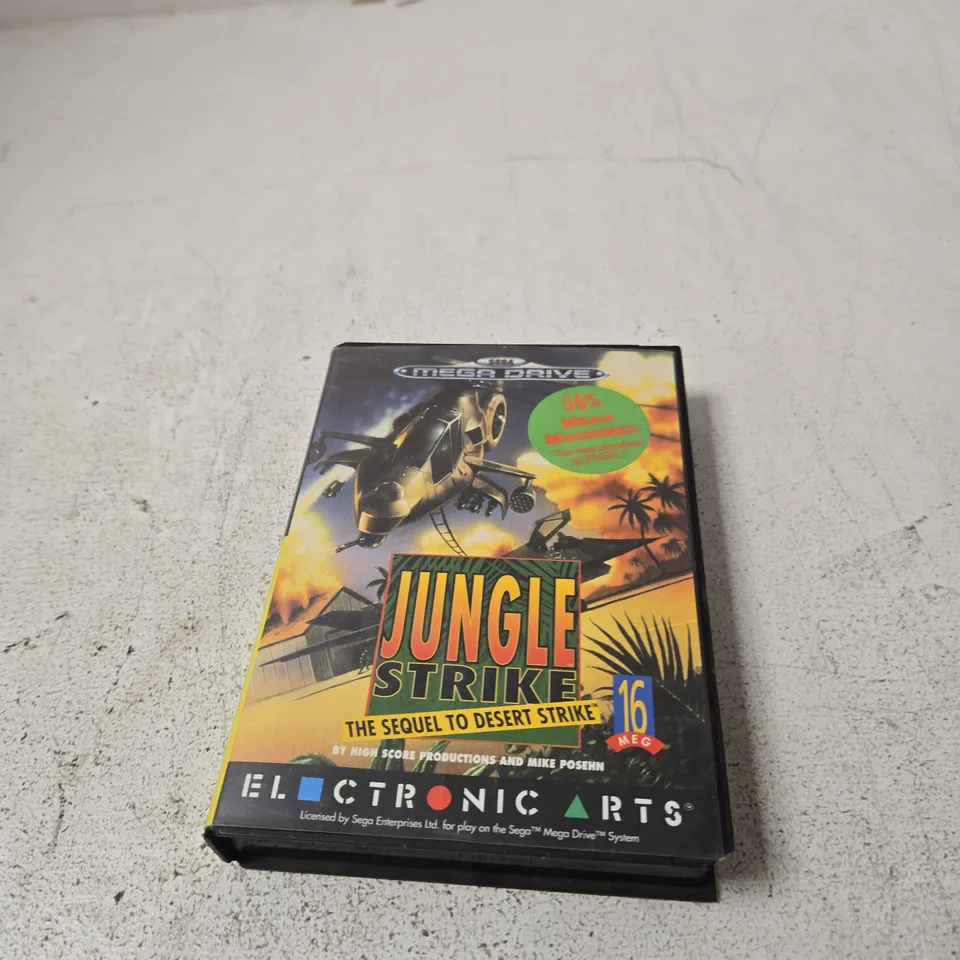 JUNGLE STRIKE – MEGA DRIVE GAME CARTRIDGE