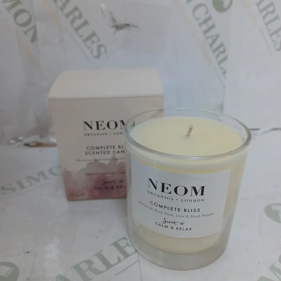 NEOM ORGANICS COMPLETE BLISS SCENTED CANDLE