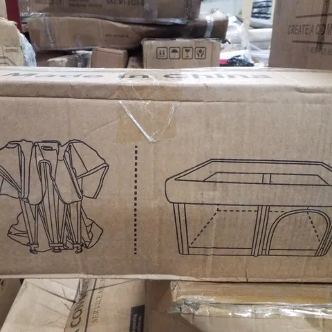 BOXED BABY PLAYPEN - GREY