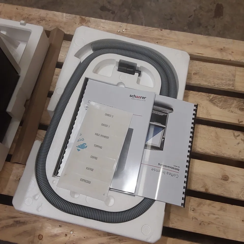 BRAND NEW BOXED SCHAERER INTENSE FULL SPEC COMMERCIAL COFFEE MACHINE - NO FRIDGE