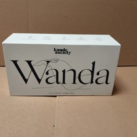 SEALED KNUDE SOCIETY WANDA SILIONE VIBRATOR - GOLDEN HAZE