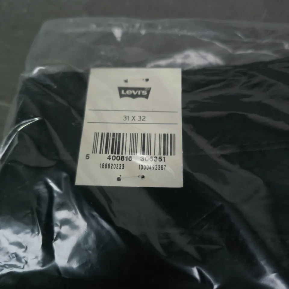LEVI'S JEANS – BLACK, MEN'S, 31 X 32