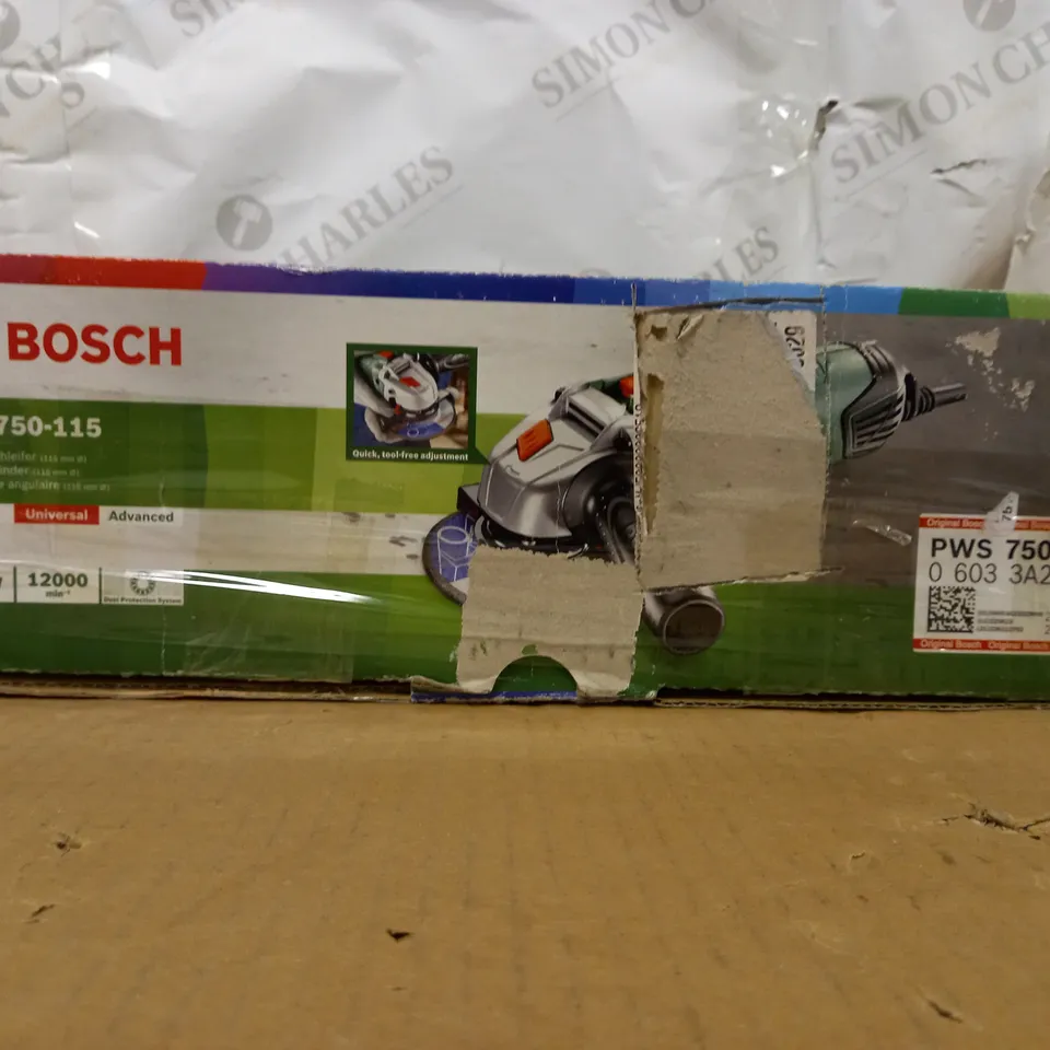 BOSCH PWS 750-115 ANGLE GRINDER