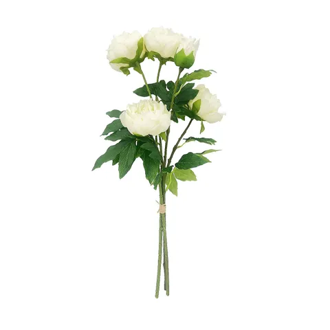 K BY KELLY HOPPEN SET OF 3 REAL TOUCH PEONY STEMS