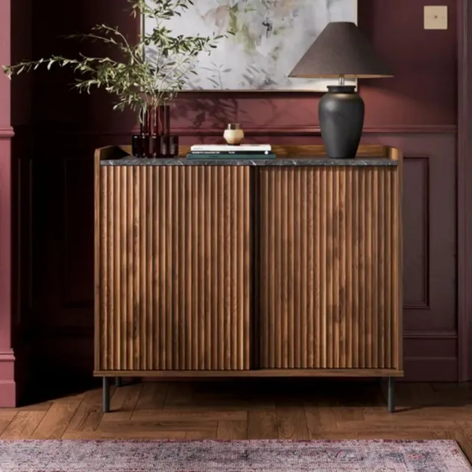 BOXED DUNELM SELF ASSEMBLY SMALL SIDEBOARD