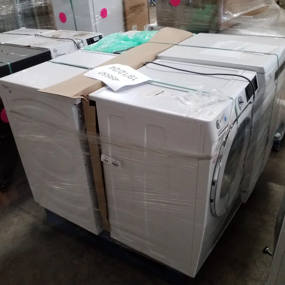 PALLET OF APPROXIMATELY 4 UNPROCESSED RAW RETURN WHITE GOODS TO INCLUDE;