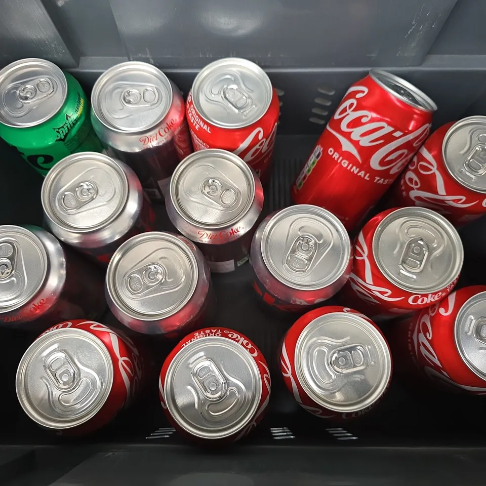 APPROXIMATELY 15 ASSORTED DRINKS TO INCLUDE DIET COKE, COCA COLA, SPRITE ZERO, ETC - COLLECTION ONLY