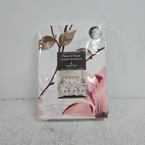 PANACHE RANGE COMPLETE BEDDING SET KING SIZE RICCARDO VALERIA