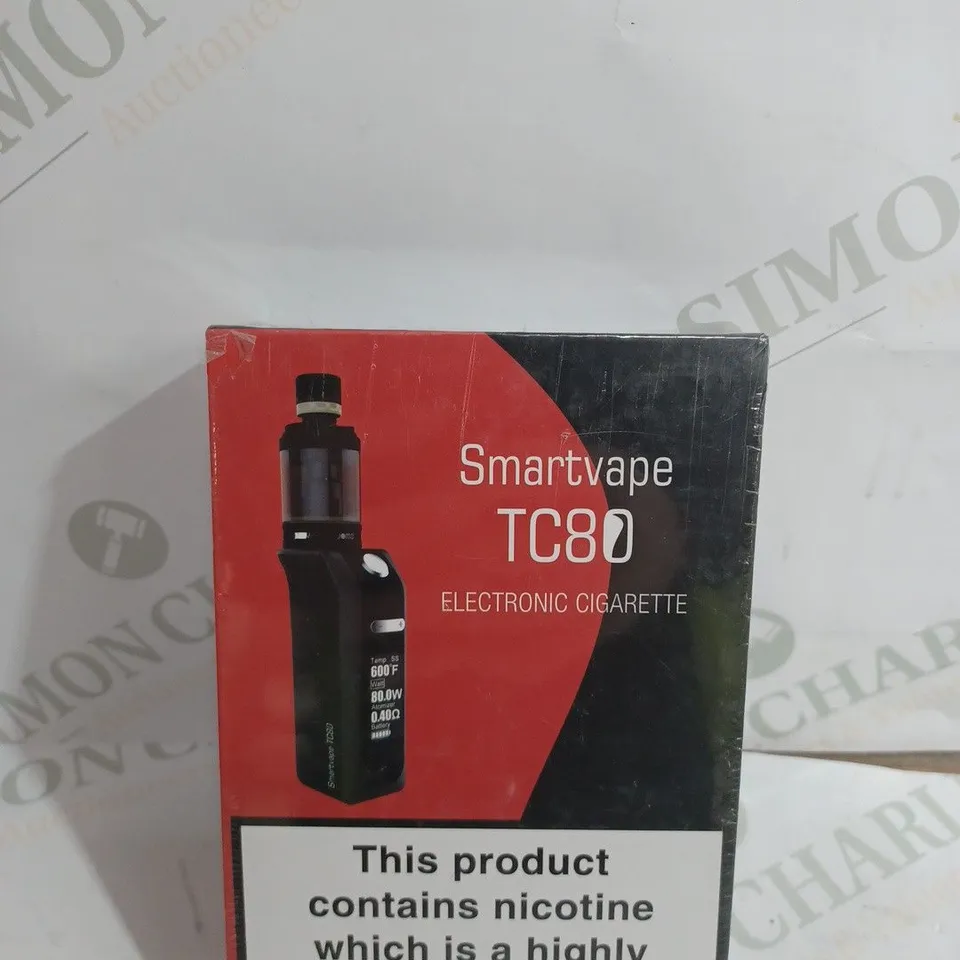 SEALED SMARTVAPE TC80 BOX MOD WITH 2200MAH BATTERY ELECTRONIC CIGARETTE VAPE KIT IN BLACK
