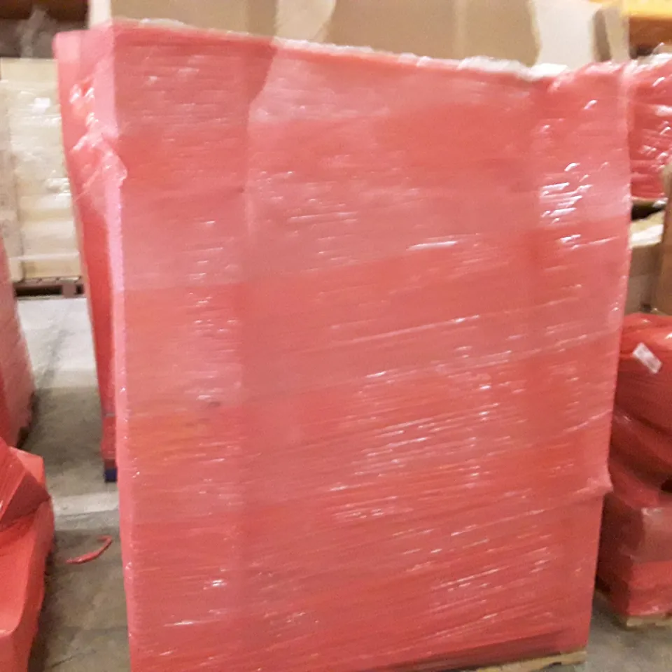 PALLET OF ASSORTED PRODUCTS INCLUDING AIR COOLER, CEILING FAN LIGHT, MONITOR, OUTSIDE HOSE ECT