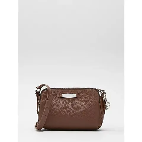 OUTLET PAUL COSTELLOE WEAVE DETAIL LEATHER CROSSBODY BAG