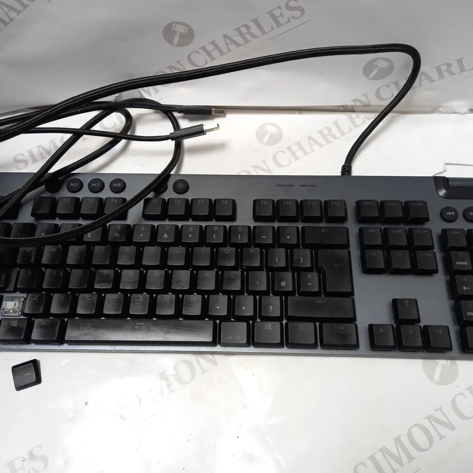 LOGITECH G815 LIGHTSYNC RGB WIRED MECHANICAL GAMING KEYBOARD BLACK