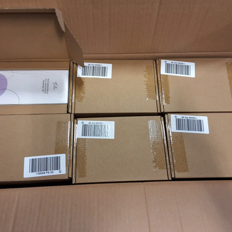 LOT OF 30 BRAND NEW TILI RECHARGABLE ALL OVER BODY TRIMMERS SETS