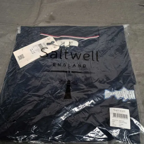 SALTWELL ENGLAND MEN'S NAVY T-SHIRT (PORTREE) - UK 2XL (2X LARGE)