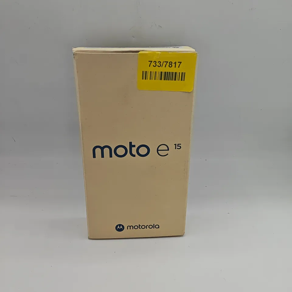 BOXED MOTOROLA MOTO E15 2+64GB IN DENIM BLUE - MC43E
