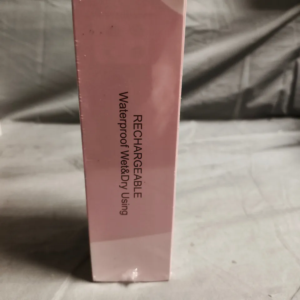 SEALED PINK RECHARGEABLE WATERPROOF DUAL HEAD SHAVER – BOXED