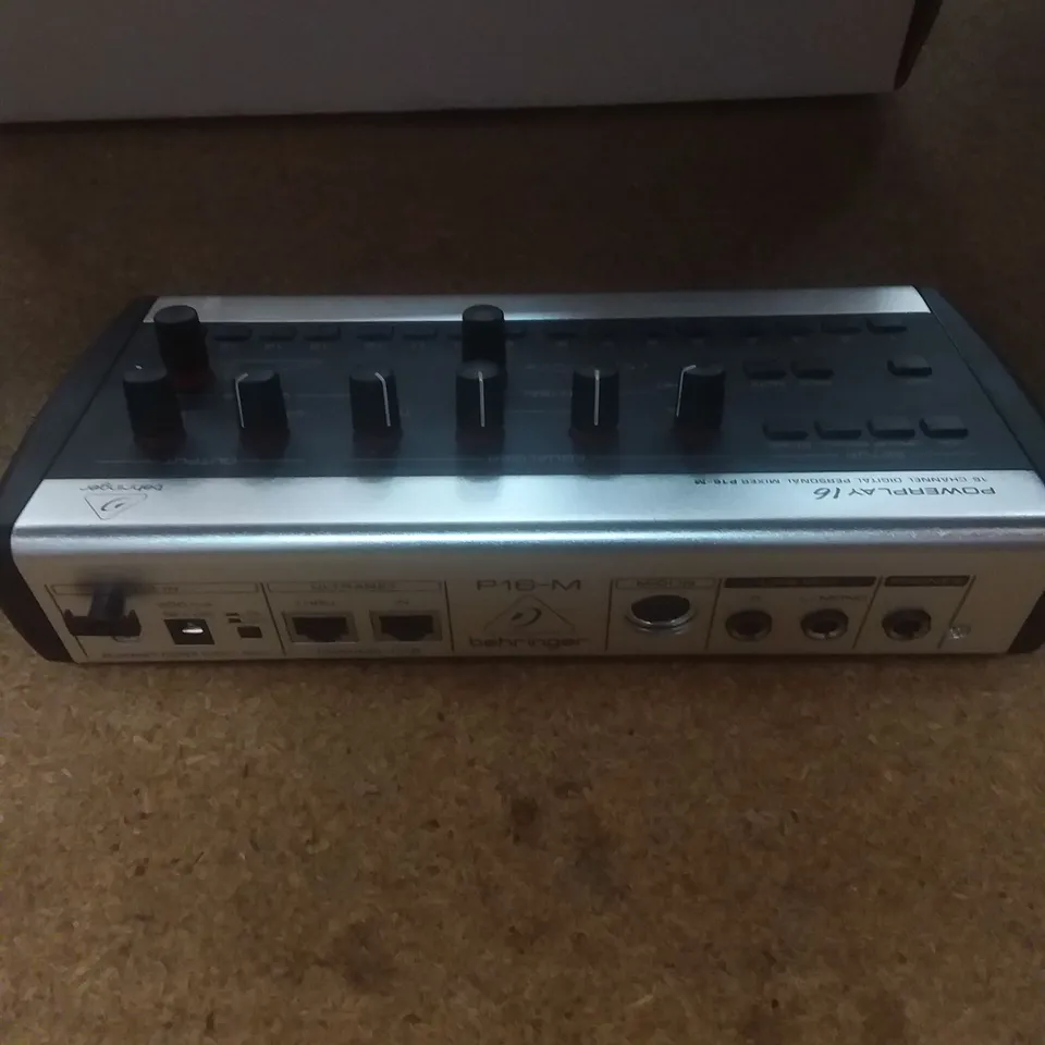 BOXED POWERPLAY P16-M 16-CHANNEL DIGITAL PERSONAL MIXER