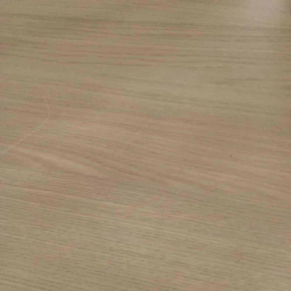 QUALITY DESIGNER LARSEN SCANDI OAK & SOFT GREY 6-8 EXTENSION DINING TABLE