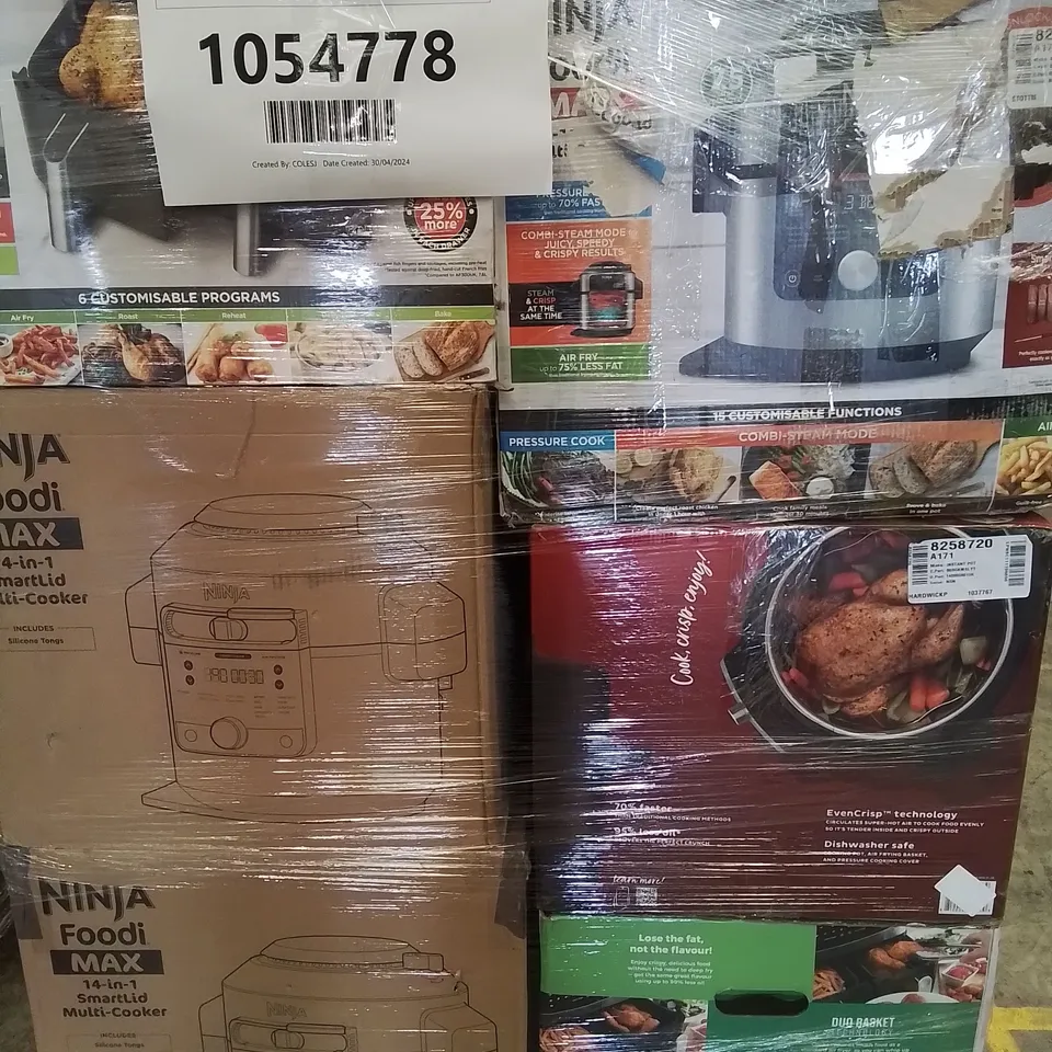 PALLET OF APPROXIMATELY 24 UNPROCESSED RAW RETURN HOUSEHOLD AND ELECTRICAL GOODS TO INCLUDE;