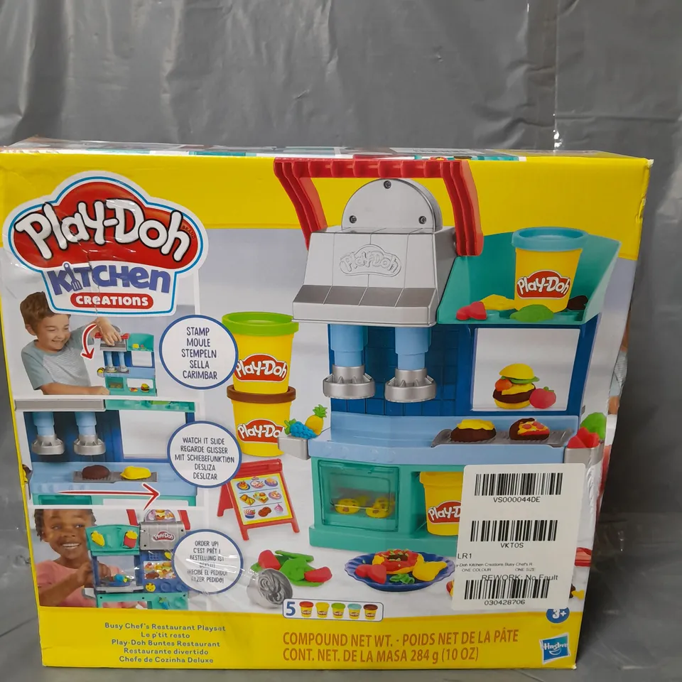 PLAY-DOH KITCHEN CREATIONS BUSY CHEF'S RESTAURANT PLAYSET RRP £24.99