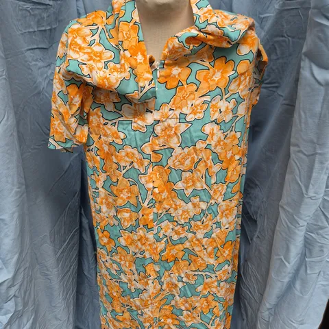 MINT VELVET JADE FLORAL PRINT MAXI DRESS β UK 12
