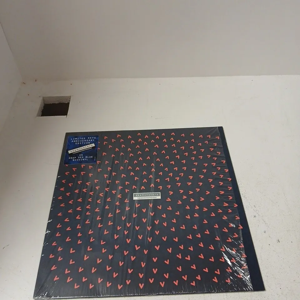 THE WEDDING PRESENT – SEAMONSTERS (35TH ANNIVERSARY EDITION) DEEP SEA BLUE VINYL 2XLP SIGNED