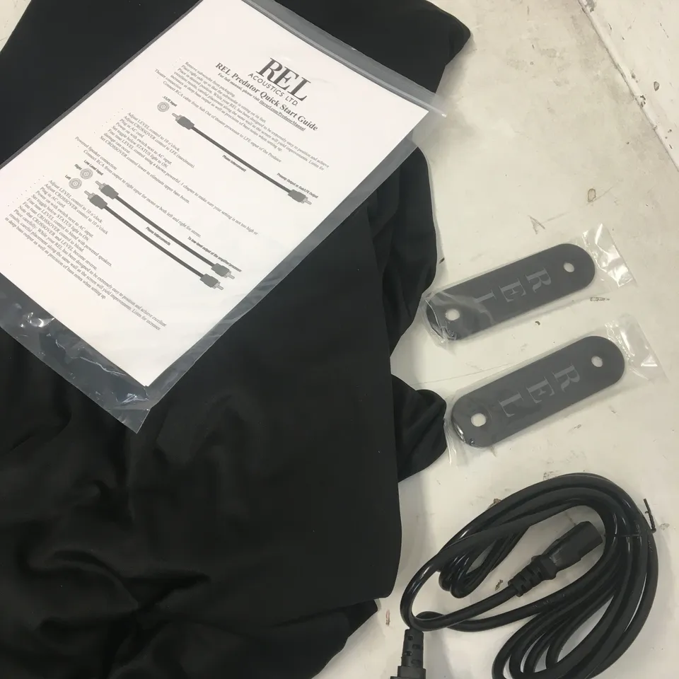 BOXED REL HT1508 PREDATOR BLACK SUBWOOFER 