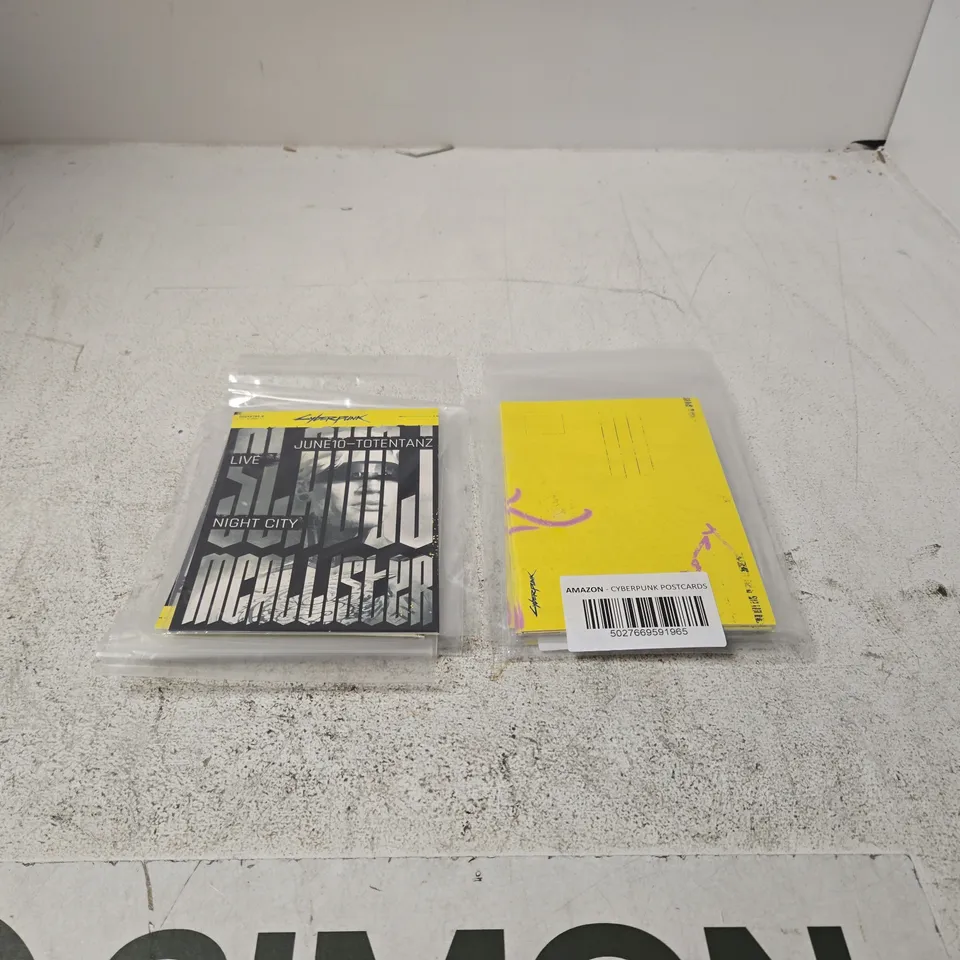 SET OF 10 X PACKS OF CYBERPUNK 2077 NIGHT CITY POSTCARDS (3 PER PACK)
