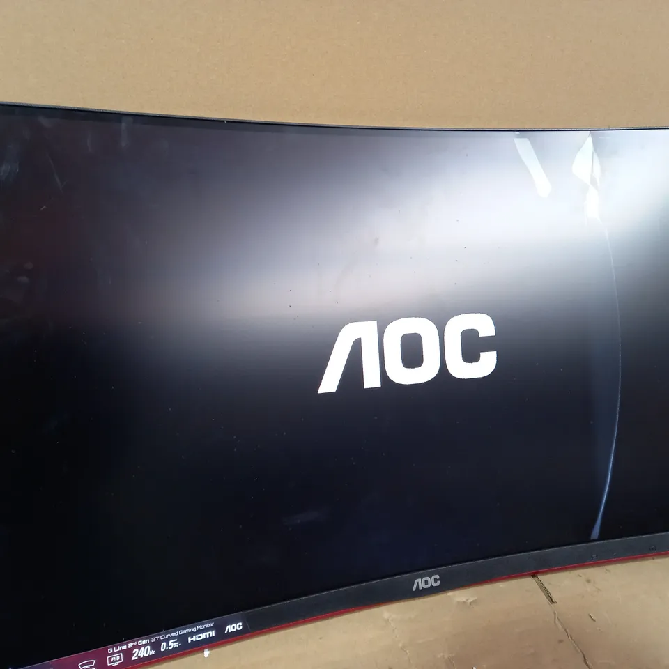 AOC GAMING C27G2ZU 27 INCH FHD CURVED MONITOR