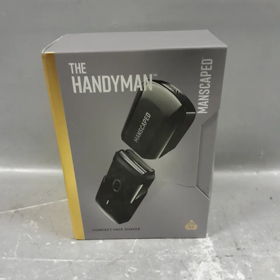 BOXED SEALED MANSCAPED THE HANDYMAN COMPACT FACE SHAVER 